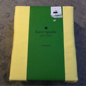 Kate Spade Yellow Full Sheet Set